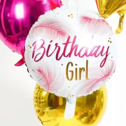 Folieballong Birthday Girl