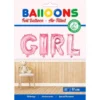 Folieballonger Baby Shower Girl