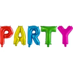Folieballonger Party Flerfärgade