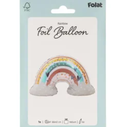 Folieballong Flerfärgad Regnbåge