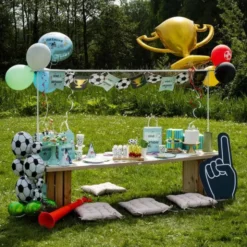 Folieballong Fotbollar Stående 53 x 78 cm