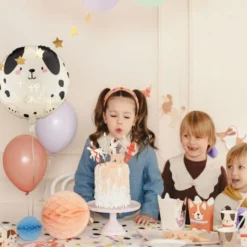 Folieballong Happy Birthday Hund 35 cm