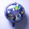Folieballong Happy Birthday Astronaut