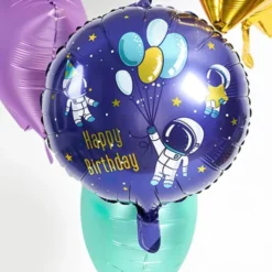 Folieballong Happy Birthday Astronaut