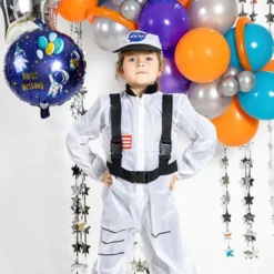 Folieballong Happy Birthday Astronaut