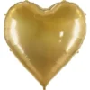 Folieballong Hjärta Guld 129 x 136 cm