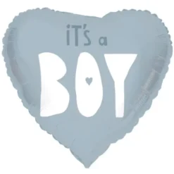 Folieballong Hjärta It's a Boy