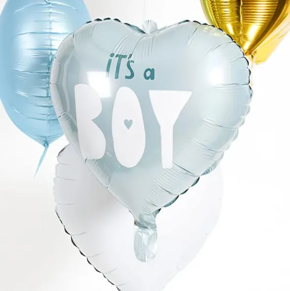 Folieballong Hjärta It's a Boy