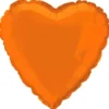 Folieballong Hjärta Orange
