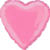 Folieballong Hjärta Rosa