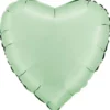 Folieballong Hjärta Satin Glazed Mint