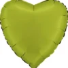 Folieballong Hjärta Satin Matcha Latte