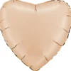 Folieballong Hjärta Satin Nude