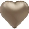 Folieballong Hjärta Satin Starlight Gold