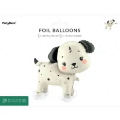 Folieballong Hund på Hjul 70 x 59 cm