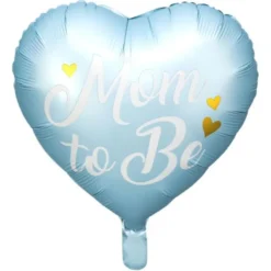 Folieballong Mom To Be Babyblå