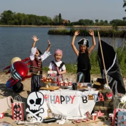 Folieballong Piratkrabba 90 x 74 cm