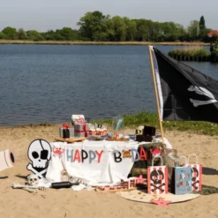 Folieballong Piratkrabba 90 x 74 cm