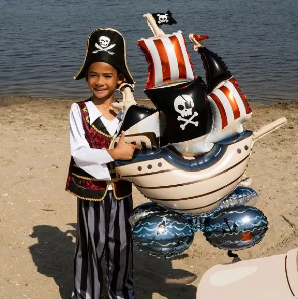 Folieballong Piratskepp Stående 70 x 81 cm