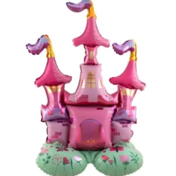 Folieballong Prinsesslott Stående 65 x 90 cm