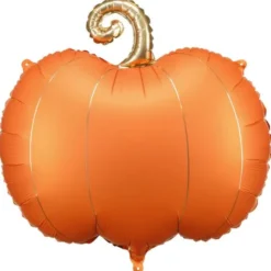 Folieballong Pumpa Orange/Guld
