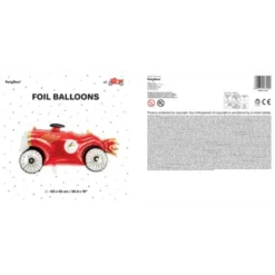 Folieballong Racingbil