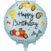 Folieballong Racing Happy Birthday 35 cm