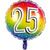 Folieballong Regnbåge 25 år