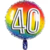 Folieballong Regnbåge 40 år