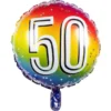 Folieballong Regnbåge 50 år