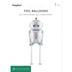 Folieballong Robot 37 x 80 cm