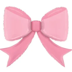 Folieballong Rosett Rosa