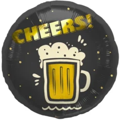 Folieballong Rund Cheers