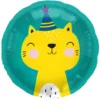 Folieballong Rund Katt