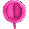 Folieballong Rund Magenta