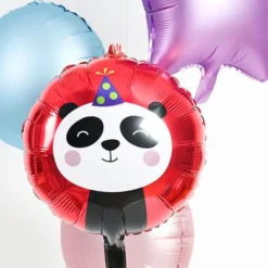 Folieballong Rund Panda