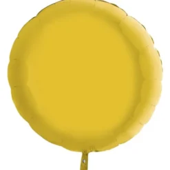 Folieballong Rund Pastellgul XL