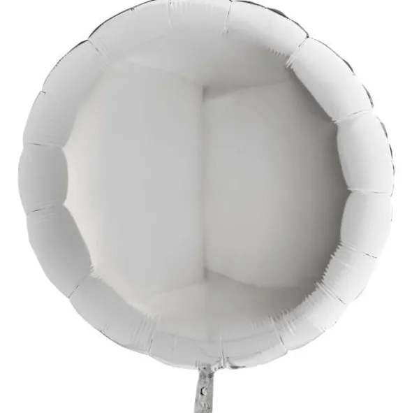 Folieballong Rund Silver XL