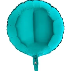 Folieballong Rund Tiffany Blå