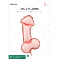 Folieballong Snopp Roséguld