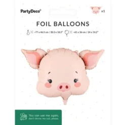 Folieballong Söt Gris 61 x 36 cm