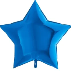 Folieballong Stjärna Blå XL