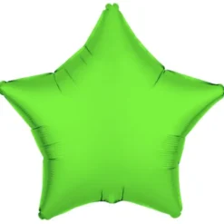 Folieballong Stjärna Neongrön