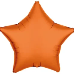 Folieballong Stjärna Neonorange
