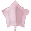 Folieballong Stjärna Pastell Rosa