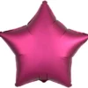 Folieballong Stjärna Pomegranate Rosa Satinluxe