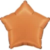 Folieballong Stjärna Satin Karamell