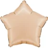 Folieballong Stjärna Satin Nude