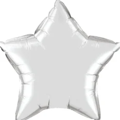 Folieballong Stjärna Silver