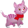 Folieballong Söt Katt Fuchsia 93 cm